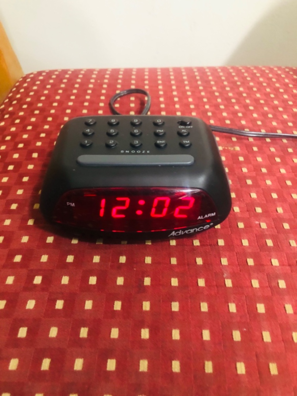 VTGAdvance brand digital alarm clock, likely model 30228 - Picture 2 of 5